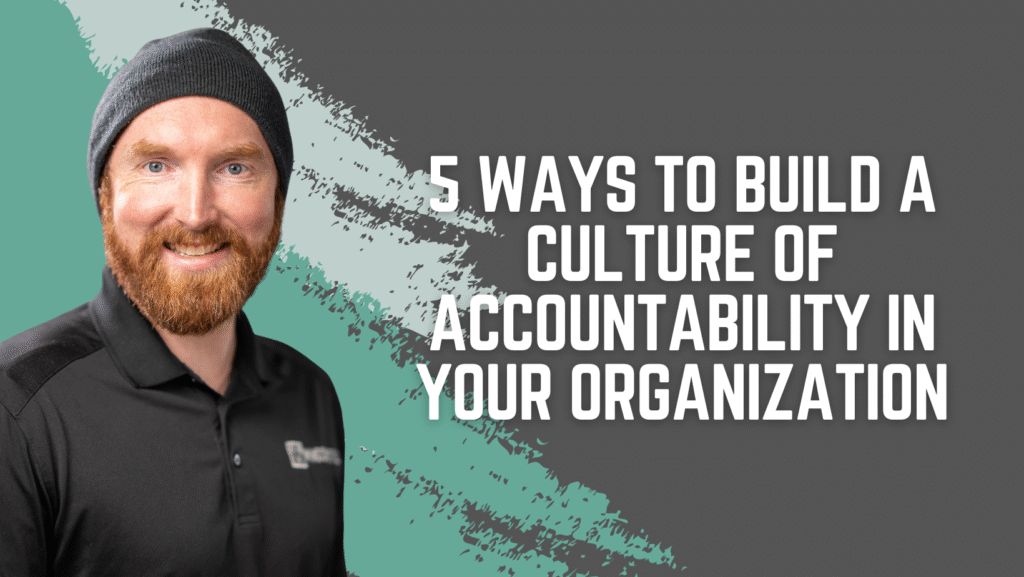 Man presenting ways to build a culture of accountability in organizations.