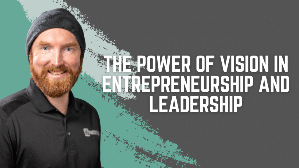 Man in beanie discussing video entrepreneurship and leadership.
