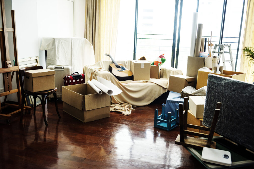 cluttered homes