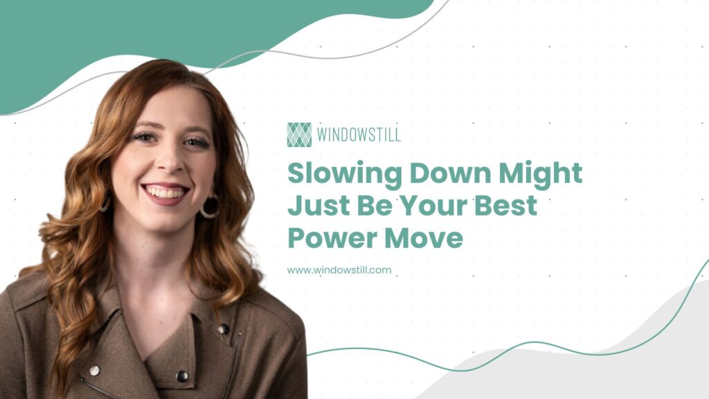 slowing down