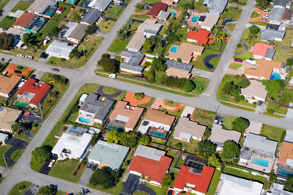 busy neighborhood